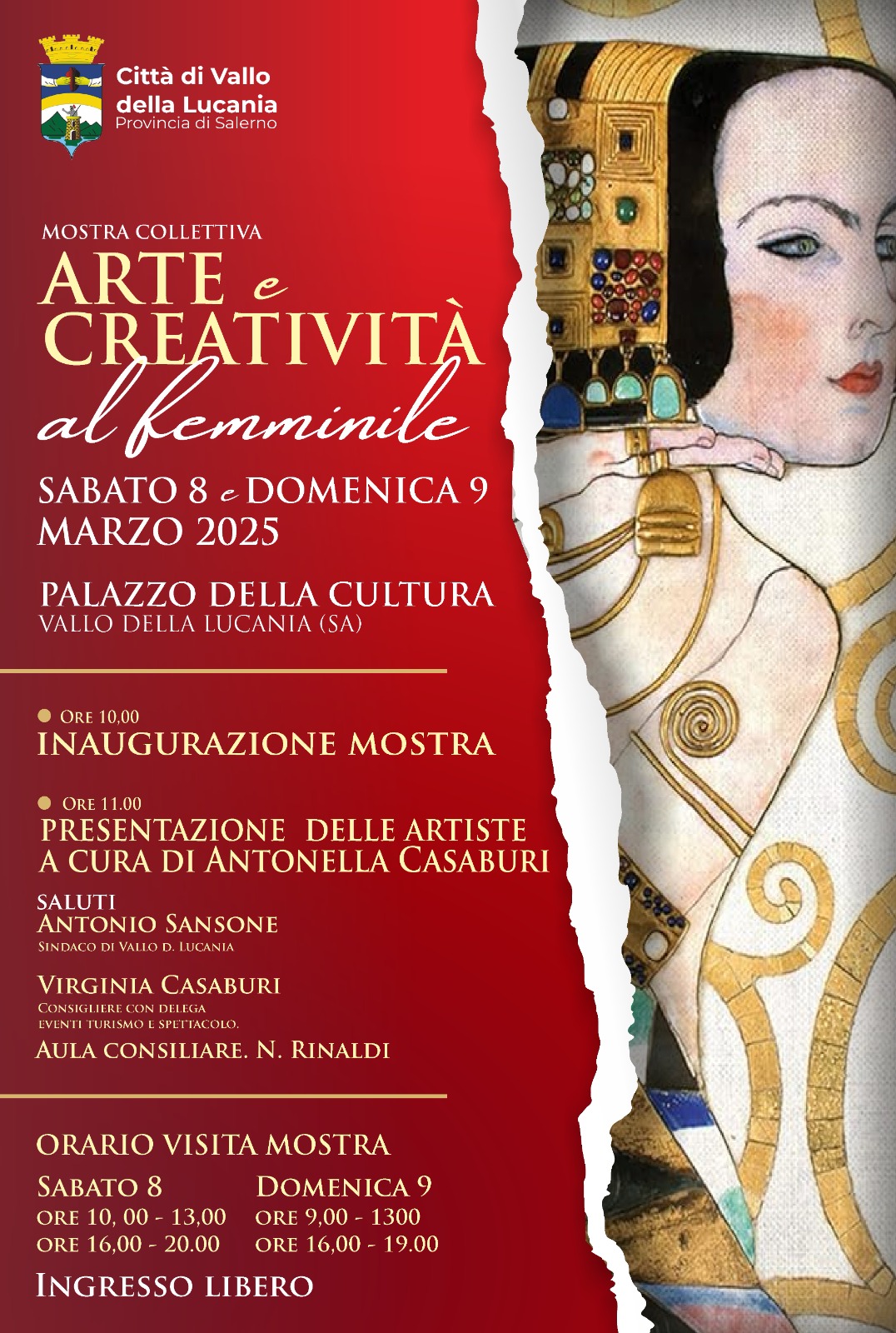 Vallo della Lucania celebra la Giornata Internazionale della donna con ...